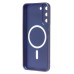 Чехол-накладка для Samsung S906 Galaxy S22+ (темно-синий) - SM020 Matte SafeMag