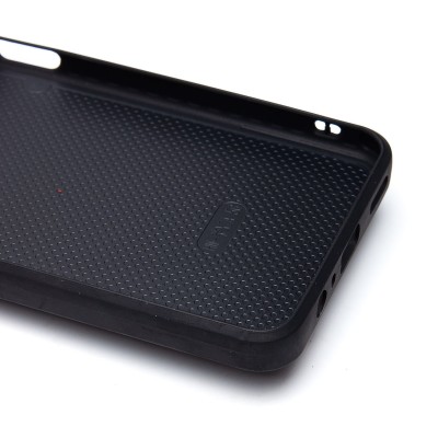 Чехол-накладка для Honor X7a (черный) - SM022 c картхолдером