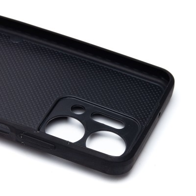 Чехол-накладка для Honor X7a (черный) - SM022 c картхолдером