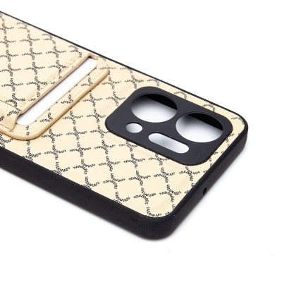 Чехол-накладка для Honor X7a (белый) - SM022 c картхолдером