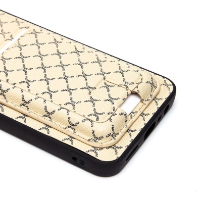 Чехол-накладка для Realme C30 (белый) - SM022 c картхолдером Чехол-накладка для Realme C30 (белый) - SM022 c картхолдером