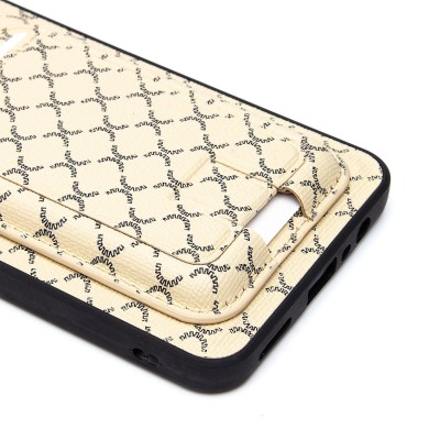 Чехол-накладка для REalme Note 50 (белый) - SM022 c картхолдером