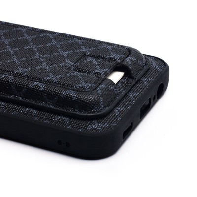 Чехол-накладка для Samsung Galaxy A14 4G (черный) - SM022 c картхолдером Чехол-накладка для Samsung Galaxy A14 4G (черный) - SM022 c картхолдером