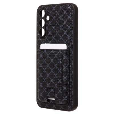 Чехол-накладка для Samsung Galaxy A15 5G (черный) - SM022 c картхолдером Чехол-накладка для Samsung Galaxy A15 5G (черный) - SM022 c картхолдером