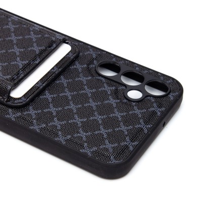 Чехол-накладка для Samsung Galaxy A24 4G (черный) - SM022 c картхолдером