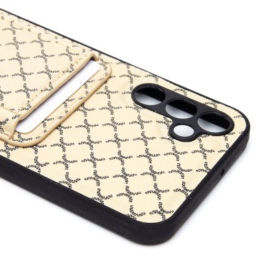 Чехол-накладка для Samsung Galaxy A24 4G (белый) - SM022 c картхолдером