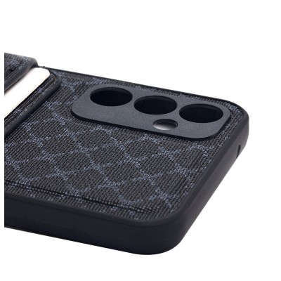 Чехол-накладка для Samsung Galaxy A34 (черный) - SM022 c картхолдером