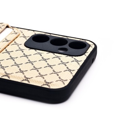 Чехол-накладка для Samsung Galaxy A34 (белый) - SM022 c картхолдером