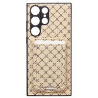 Чехол-накладка для Samsung Galaxy S23 Ultra (белый) - SM022 c картхолдером Чехол-накладка для Samsung Galaxy S23 Ultra (белый) - SM022 c картхолдером