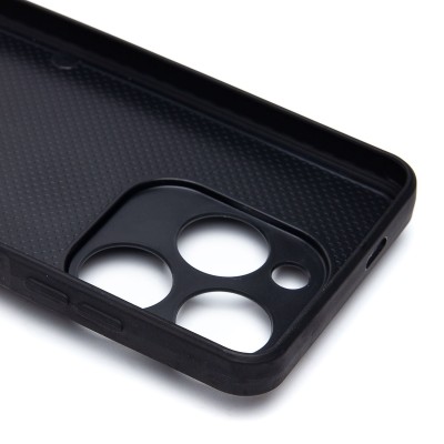 Чехол-накладка для Tecno Pop 8 (черный) - SM022 c картхолдером