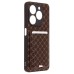 Чехол-накладка для Tecno Spark 20/Spark 20C (кофейный) - SM022 c картхолдером Чехол-накладка для Tecno Spark 20/Spark 20C (кофейный) - SM022 c картхолдером