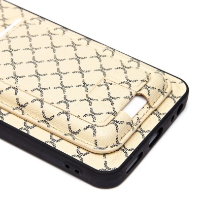 Чехол-накладка для Tecno Spark 20/Spark 20C (белый) - SM022 c картхолдером Чехол-накладка для Tecno Spark 20/Spark 20C (белый) - SM022 c картхолдером