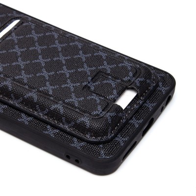 Чехол-накладка для Tecno Spark Go 2024 (черный) - SM022 c картхолдером