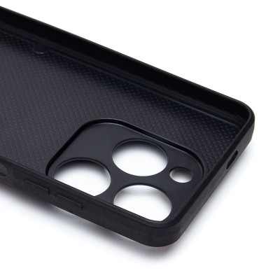 Чехол-накладка для Tecno Spark Go 2024 (черный) - SM022 c картхолдером