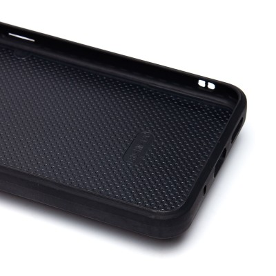 Чехол-накладка для Xiaomi Poco C55 (черный) - SM022 c картхолдером