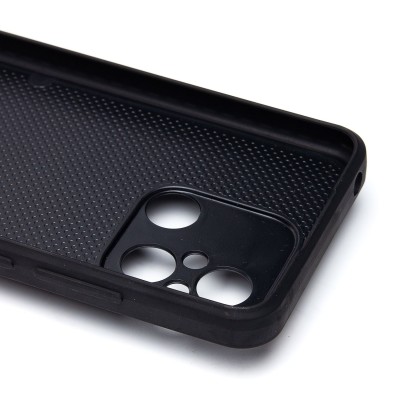 Чехол-накладка для Xiaomi Poco C55 (черный) - SM022 c картхолдером