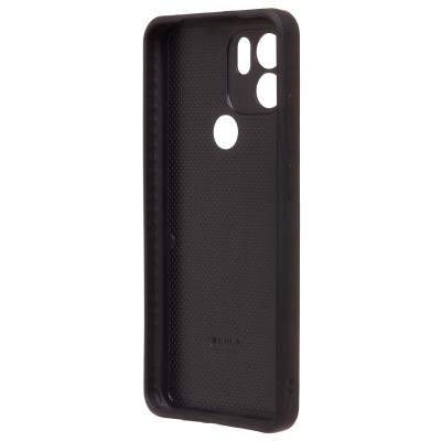 Чехол-накладка для Xiaomi Poco C50 (кофейный) - SM022 c картхолдером