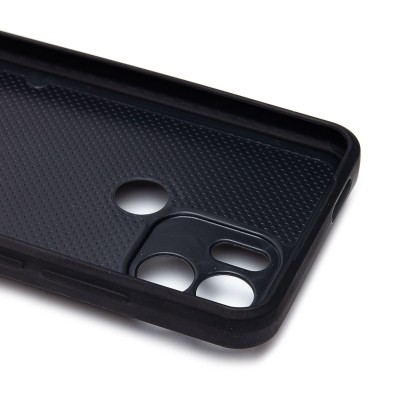 Чехол-накладка для Xiaomi Poco C50 (кофейный) - SM022 c картхолдером