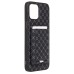 Чехол-накладка для Apple iPhone 12 Pro Max (черный) - SM022 SafeMag c картхолдером