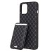 Чехол-накладка для Apple iPhone 12 Pro Max (черный) - SM022 SafeMag c картхолдером