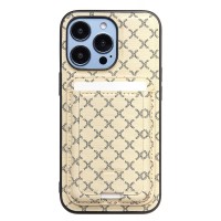 Чехол-накладка для Apple iPhone 13 Pro (белый) - SM022 SafeMag c картхолдером