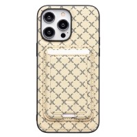 Чехол-накладка для Apple iPhone 14 Pro Max (белый) - SM022 SafeMag c картхолдером
