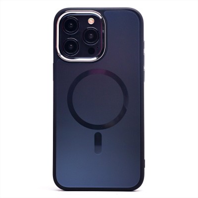 Чехол-накладка для Apple iPhone 15 Pro Max (галактический черный) - SM023 SafeMag