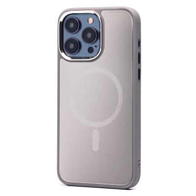 Чехол-накладка для Apple iPhone 15 Pro Max (титановое золото) - SM023 SafeMag