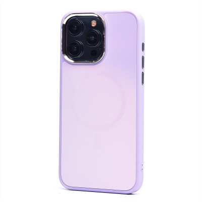 Чехол-накладка для Apple iPhone 15 Pro Max (светло-фиолетовый) - SM023 SafeMag