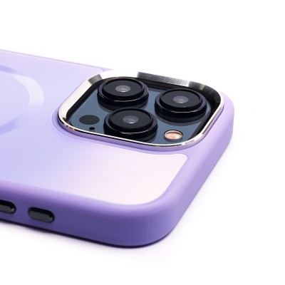 Чехол-накладка для Apple iPhone 15 Pro Max (светло-фиолетовый) - SM023 SafeMag