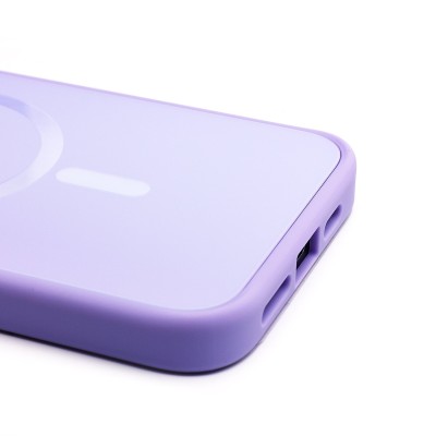 Чехол-накладка для Apple iPhone 15 Pro Max (светло-фиолетовый) - SM023 SafeMag