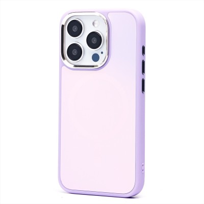 Чехол-накладка для Apple iPhone 15 Pro (светло-фиолетовый) - SM023 SafeMag