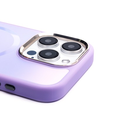 Чехол-накладка для Apple iPhone 15 Pro (светло-фиолетовый) - SM023 SafeMag