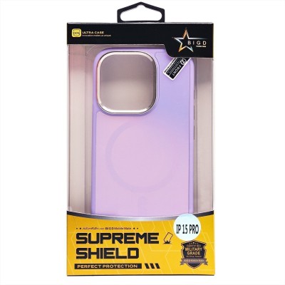 Чехол-накладка для Apple iPhone 15 Pro (светло-фиолетовый) - SM023 SafeMag