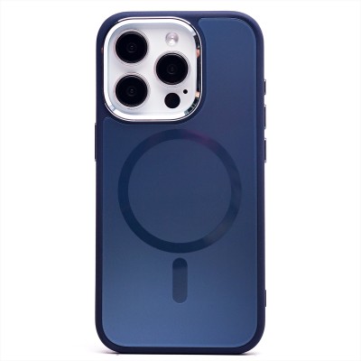 Чехол-накладка для Apple iPhone 15 Pro (ночной синий) - SM023 SafeMag