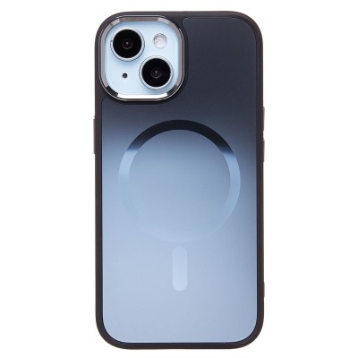 Чехол-накладка для Apple iPhone 15 (галактический черный) - SM023 SafeMag