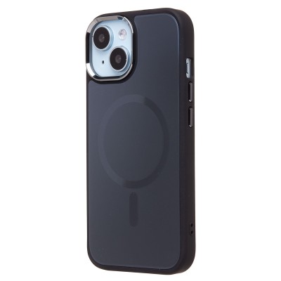 Чехол-накладка для Apple iPhone 15 (галактический черный) - SM023 SafeMag