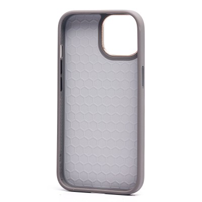 Чехол-накладка для Apple iPhone 15 (титановое золото) - SM023 SafeMag