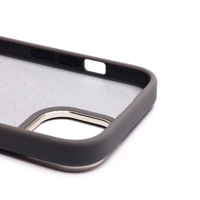 Чехол-накладка для Apple iPhone 15 (титановое золото) - SM023 SafeMag