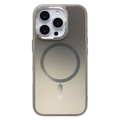 Чехол-накладка для Apple iPhone 16 Pro (титановое золото) - SM023 SafeMag