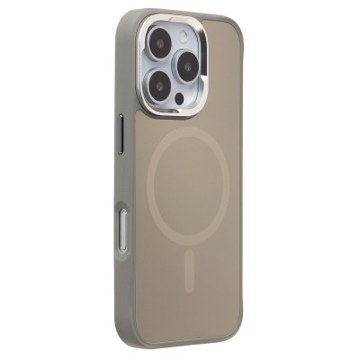 Чехол-накладка для Apple iPhone 16 Pro (титановое золото) - SM023 SafeMag