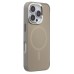 Чехол-накладка для Apple iPhone 16 Pro (титановое золото) - SM023 SafeMag