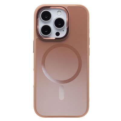 Чехол-накладка для Apple iPhone 16 Pro (розовое золото) - SM023 SafeMag