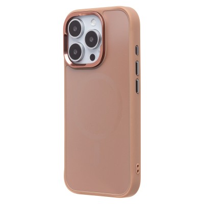 Чехол-накладка для Apple iPhone 16 Pro (розовое золото) - SM023 SafeMag