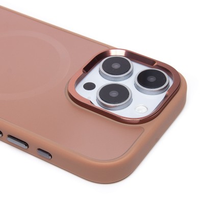 Чехол-накладка для Apple iPhone 16 Pro (розовое золото) - SM023 SafeMag