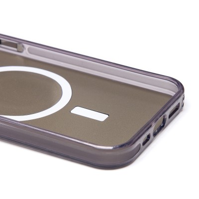 Чехол-накладка для Apple iPhone 12 (черный) - SM025 SafeMag