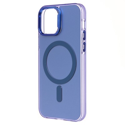 Чехол-накладка для Apple iPhone 12 (синий) - SM025 SafeMag
