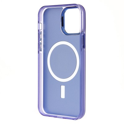 Чехол-накладка для Apple iPhone 12 (синий) - SM025 SafeMag