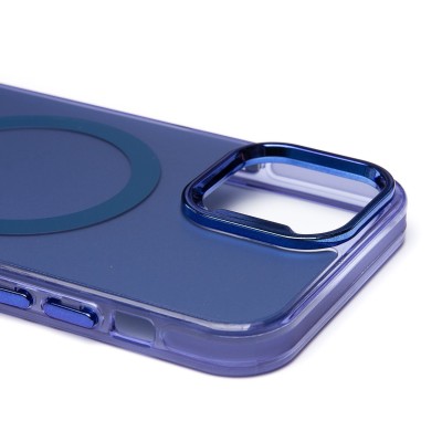 Чехол-накладка для Apple iPhone 12 (синий) - SM025 SafeMag