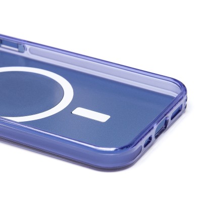 Чехол-накладка для Apple iPhone 12 (синий) - SM025 SafeMag
